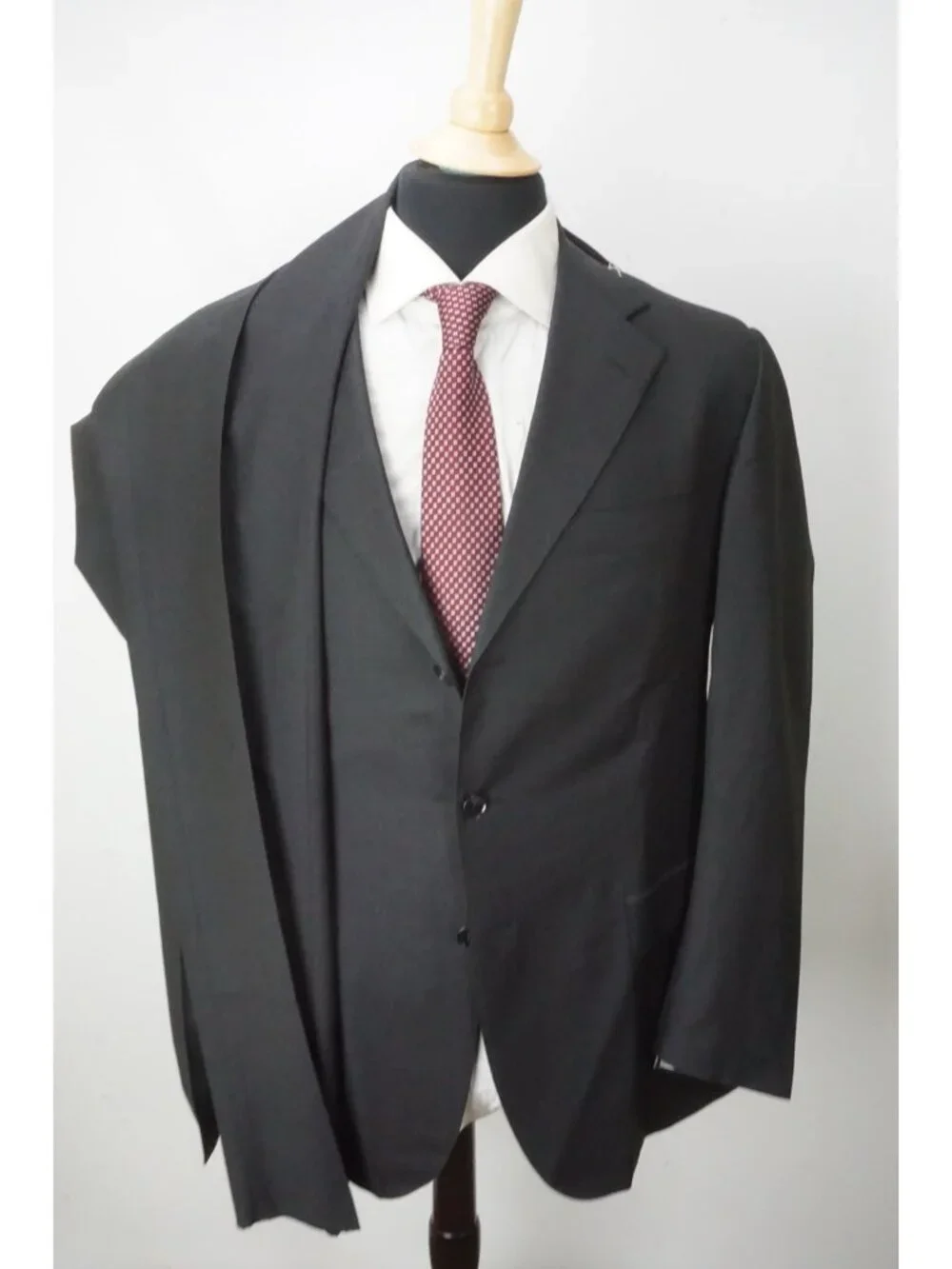 Raffaele Caruso x MA.CO Gray S120s Wool 2Pc Suit Jacket Pant 42R BRAND NEW